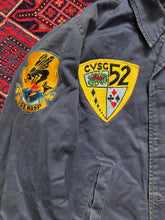 Load image into Gallery viewer, 1960s Vietnam War U.S. Navy N-4 Deck Jacket – Sr. CPO Kendrick O. Black, USS Wasp CV-18 / CVSG-52