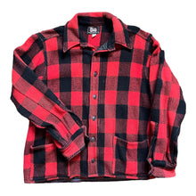 Load image into Gallery viewer, 1940s Woolrich Buffalo Plaid Chore Shirt