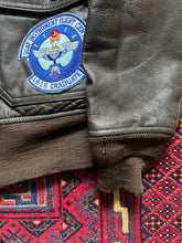 Load image into Gallery viewer, 1989 USN G-1 Flight Jacket LT Colonel Peter Marikle