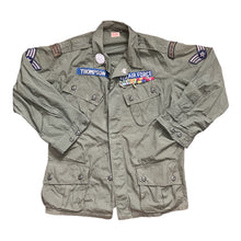 Load image into Gallery viewer, 1964 USAF 1st Pattern Jungle Jacket Senior Airman Thompson