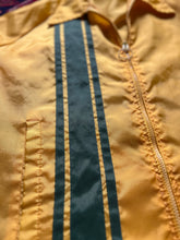 Load image into Gallery viewer, 1970s Swingster Race Stripe Windbreaker Jacket Yellow