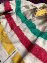 Load image into Gallery viewer, 1960s Hudson Bay Striped Blanket Reversible Jacket