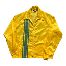 Load image into Gallery viewer, 1970s Swingster Race Stripe Windbreaker Jacket Yellow