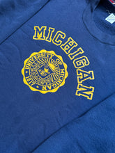 Load image into Gallery viewer, 1980s University of Michigan Sweatshirt Navy