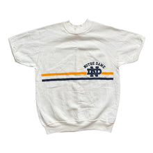 Load image into Gallery viewer, 1970s Deadstock Champion University of Notre Dame Sweatshirt Short Sleeve