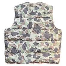 Load image into Gallery viewer, 1980s Eddie Bauer Down Duck Hunter Camouflage Reversible Vest