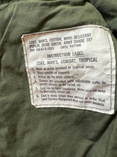 Load image into Gallery viewer, 1967 Vietnam War Jungle Jacket Small Long Deadstock