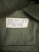 Load image into Gallery viewer, 1960 U.S. Army Type 1 OG-107 Shirt Culmer