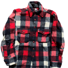 Load image into Gallery viewer, 1950s Woolrich Red and White Plaid Wool Shirt
