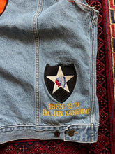 Load image into Gallery viewer, Vietnam War Souvenir Denim Vest Dave Springer