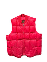 Load image into Gallery viewer, 1970s Eddie Bauer Quilted Down Red Vest