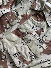 Load image into Gallery viewer, 1990 U.S. Army 1st Cavalry Division Chocolate Chip Camouflage BDU Bynum