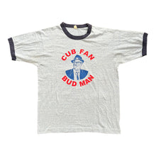 Load image into Gallery viewer, 1990s Chicago Cubs Bud Man Ringer T-Shirt