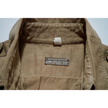 Load image into Gallery viewer, WWII Officers Khaki Dress Shirt Fifth Army