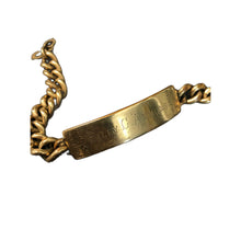 Load image into Gallery viewer, WWII 12K Gold ID Bracelet Billy G Ammons