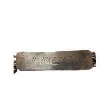Load image into Gallery viewer, WWII Sterling Silver ID Bracelet Robert B Graves