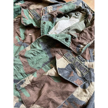 Load image into Gallery viewer, 1983 U.S. Army Woodland Camouflage M-65 Field Jacket Major James 1st Army