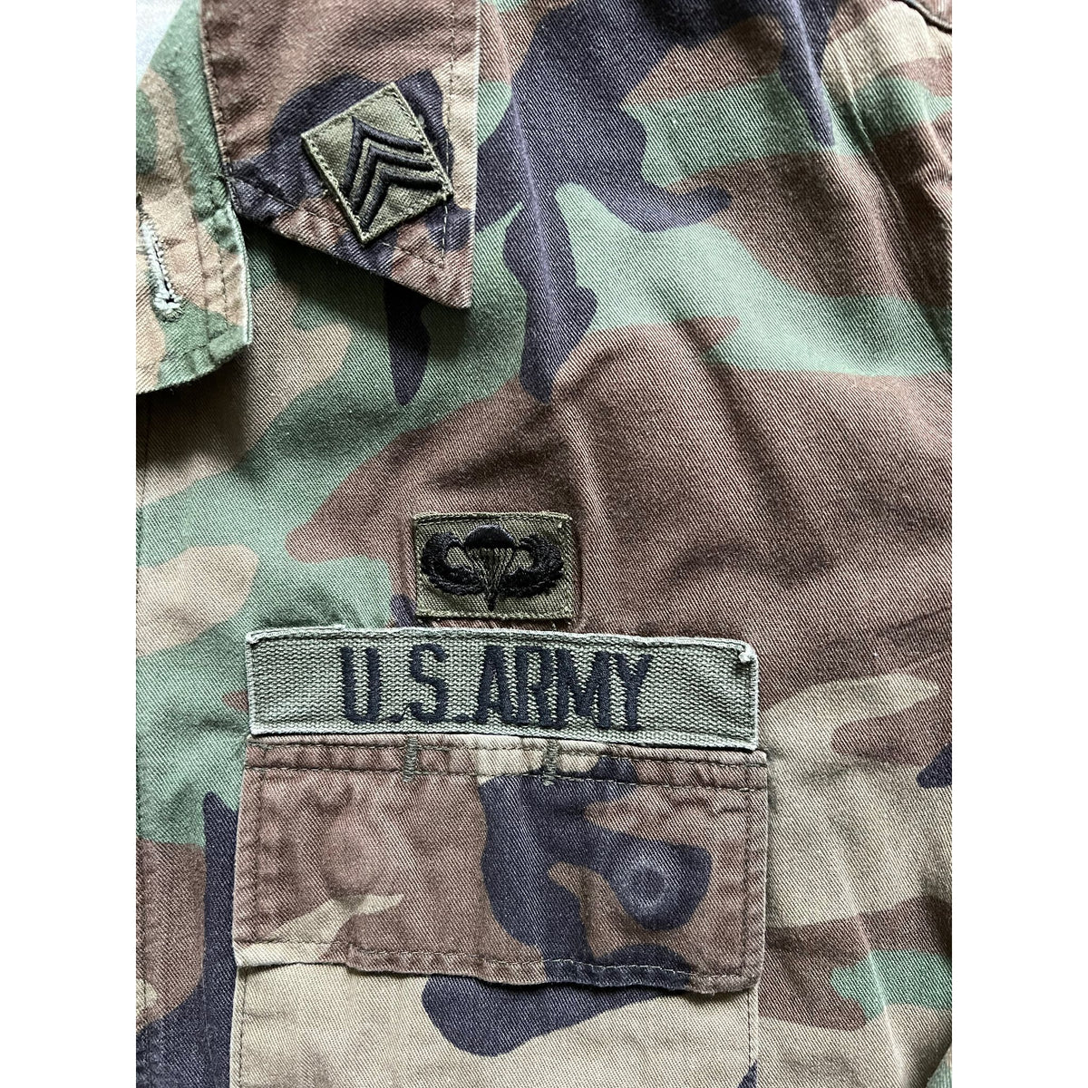 1988 U.S. Army 82nd Airborne Woodland Camouflage BDU – Salty