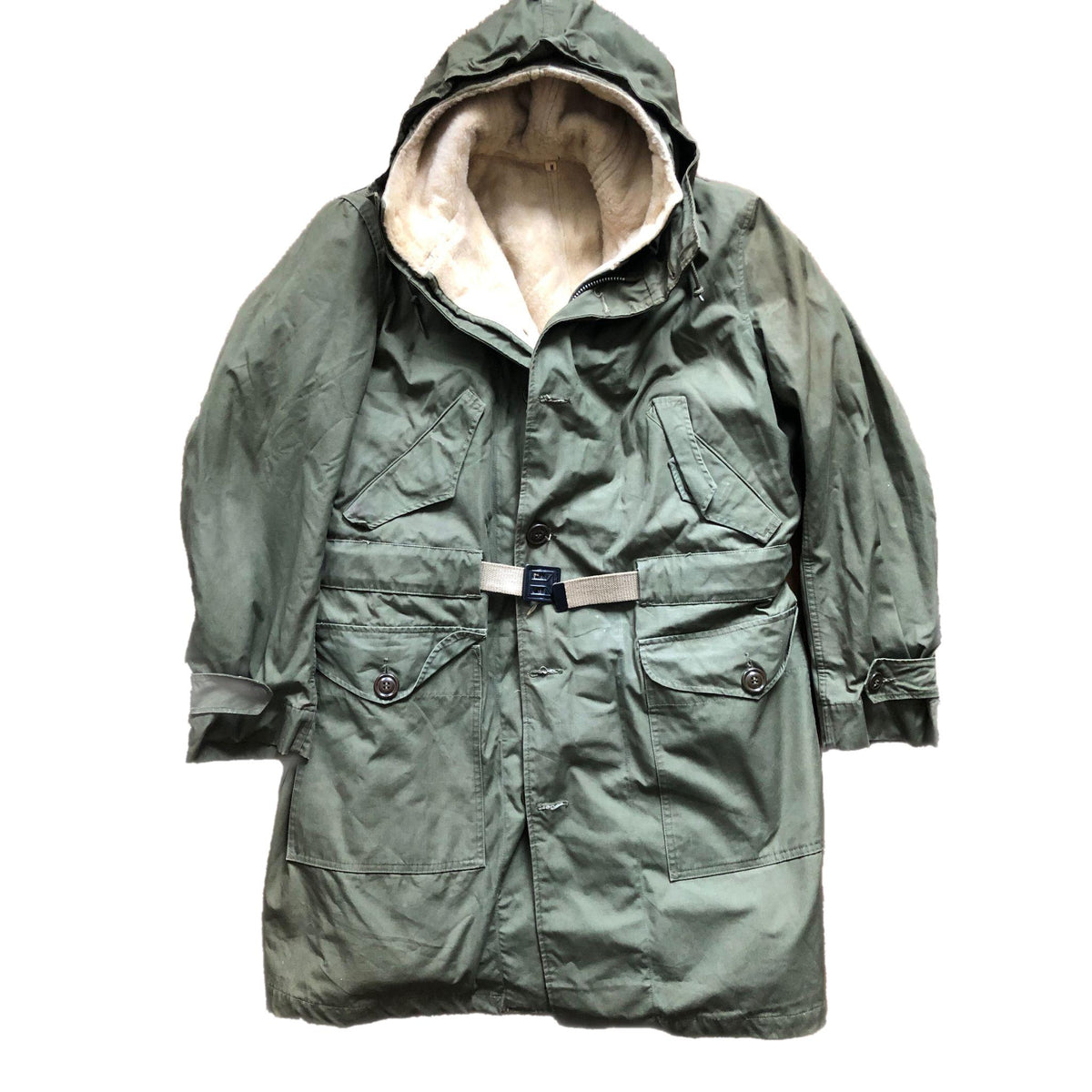 1947 U.S. Army Air Force Overcoat Parka with Pile Liner – Salty 