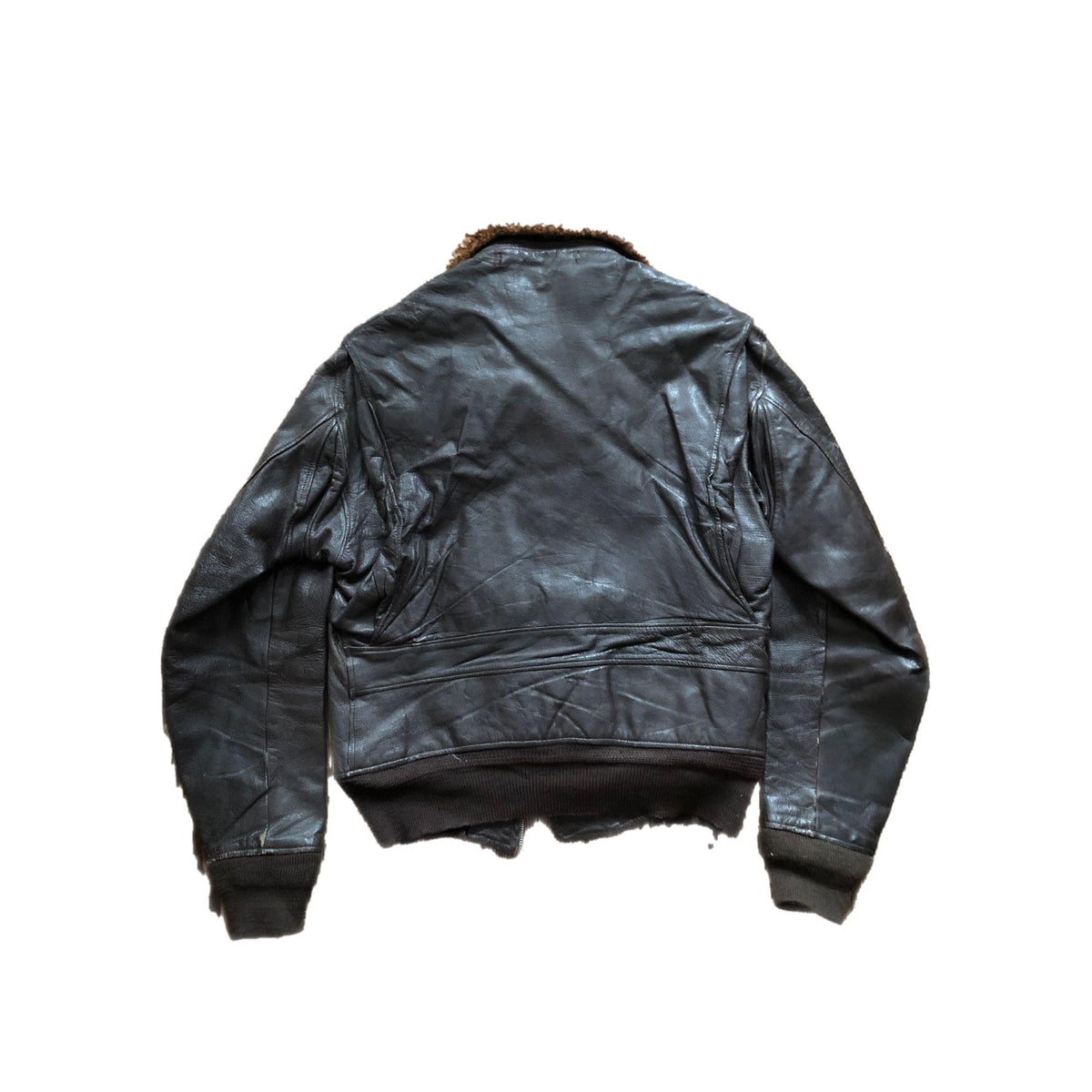 ジャケット・アウター vintage g-1 leather flight jacket BLK XL Vintage G-1 Leather Flight Jacket Star Sportswear MFG Co USN