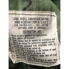 Load image into Gallery viewer, 1968 Vietnam ERDL Green Dominant Jungle Jacket Stenciled