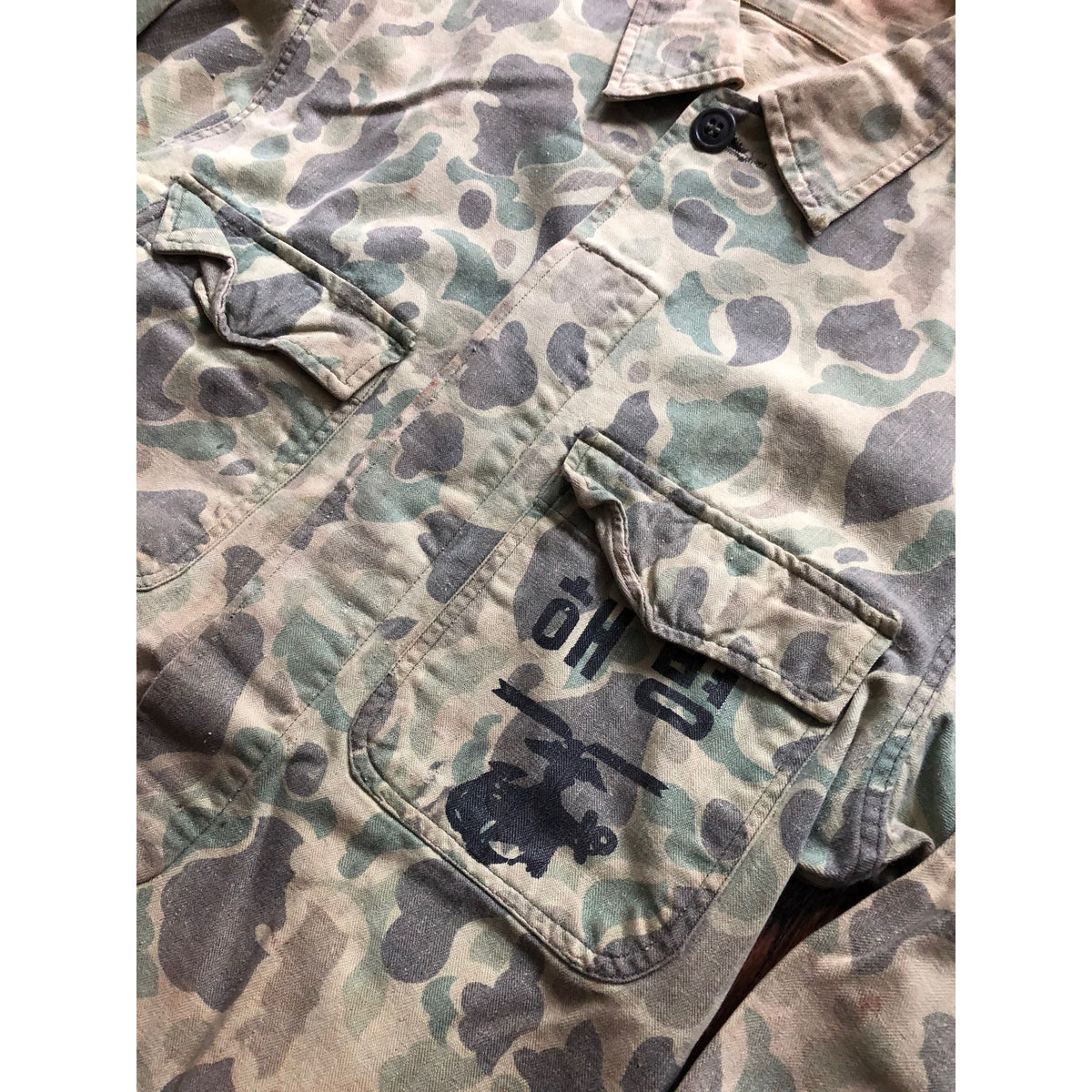ROK USMC HBT Duck Hunter Camouflage Utility Jacket – Salty Dog 