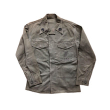 Load image into Gallery viewer, USMC P53 HBT Utility Jacket Platoon Sergeant with Stencil