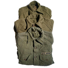 Load image into Gallery viewer, Vintage Korean War Era US Army M51 Wool Shirt