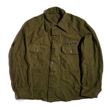 Load image into Gallery viewer, Vintage Korean War Era US Army M51 Wool Shirt