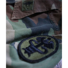 Load image into Gallery viewer, Vintage 1980s Woodland Camo BDU Army Medical Command