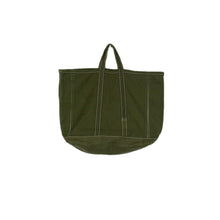 Load image into Gallery viewer, Vintage Military Green Coal Tote Bag