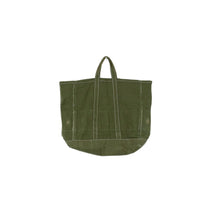 Load image into Gallery viewer, Vintage Military Green Coal Tote Bag