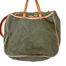 Load image into Gallery viewer, Vintage Messenger Tote Bag with Camouflage