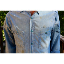 Load image into Gallery viewer, Vintage WWII 1940s USN Chambray Shirt