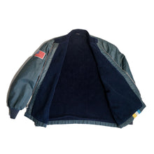 Load image into Gallery viewer, Vintage Swingster Race Stripe Jacket Fur Lined