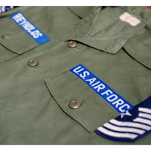 Load image into Gallery viewer, Vintage 1976 OG-107 USAF Sateen Shirt Reynolds