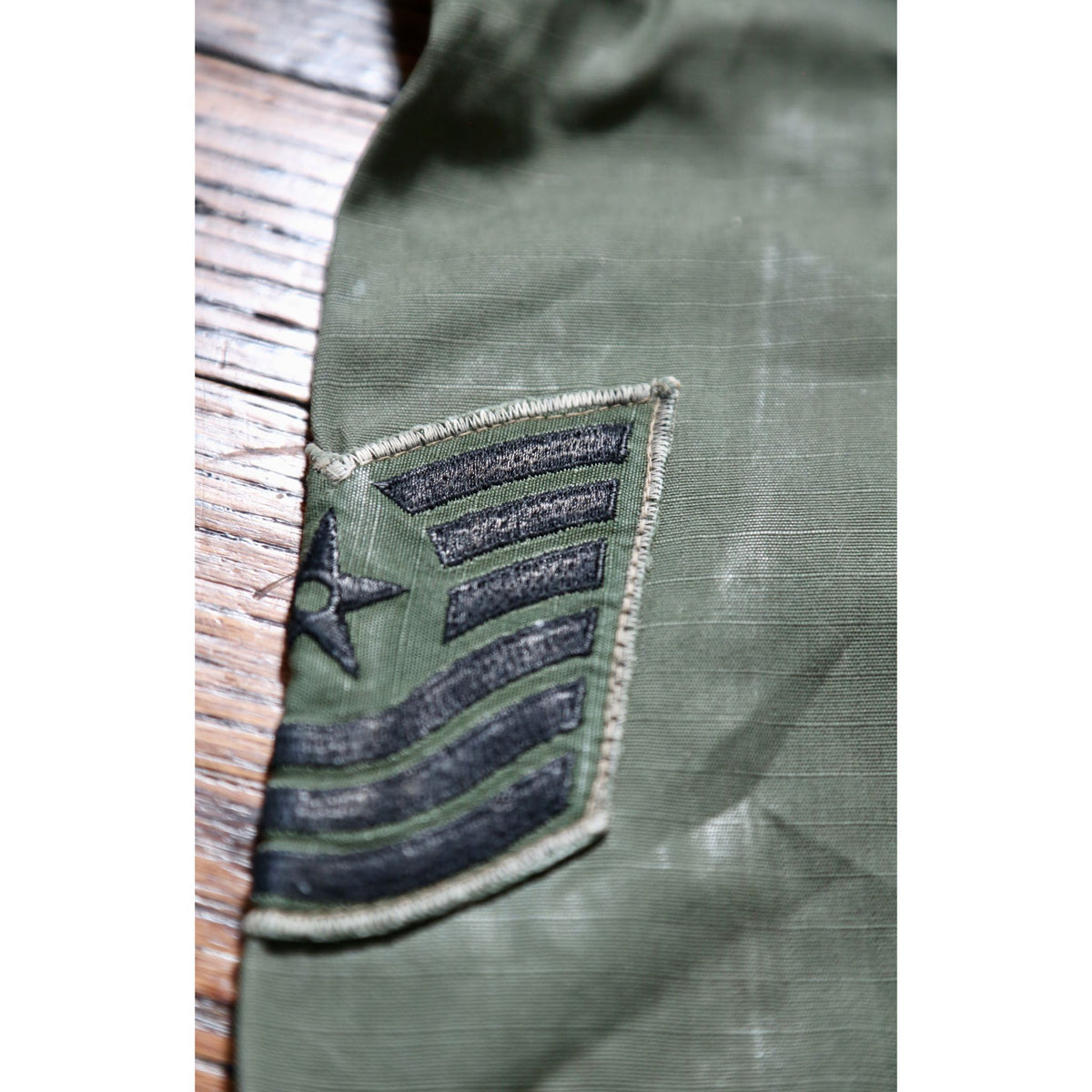 Unique Vietnam War ERDL Jungle Fatigue Jacket W/ Shoulder