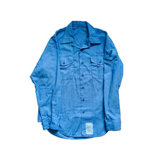Load image into Gallery viewer, Vintage 1984 USN Chambray Shirt Butzlaff