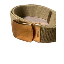 Load image into Gallery viewer, WWII U.S. Army Belt with Brass Buckle