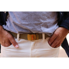 Load image into Gallery viewer, WWII U.S. Army Belt with Brass Buckle