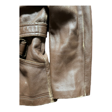 Load image into Gallery viewer, 1970s Leather Trench Coat Size 46