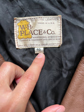 Load image into Gallery viewer, 1970s Leather Trench Coat Size 46