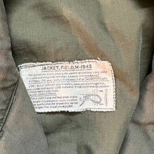 Load image into Gallery viewer, WWII U.S. Army M-1943 Field Jacket Size 36R