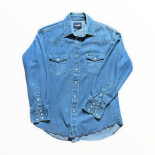 Load image into Gallery viewer, 1980s Wrangler Denim Cowboy Shirt