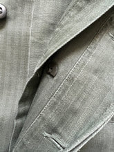 Load image into Gallery viewer, 1953 USMC P53 HBT Utility Jacket Small Short