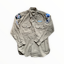 Load image into Gallery viewer, WWII U.S. Army 2nd Infantry XIX Corps Sergeant First Class Wool Shirt