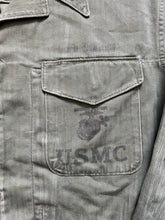 Load image into Gallery viewer, 1953 USMC P53 HBT Utility Jacket Small
