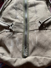 Load image into Gallery viewer, WWII Pilot Canvas Duffle Bag Stenciled