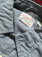 Load image into Gallery viewer, 1960s Wrangler Chambray Cowboy Shirt