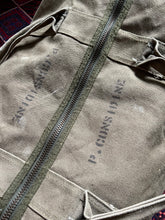 Load image into Gallery viewer, WWII Pilot Canvas Duffle Bag Stenciled